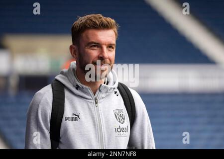 James Morrison coach at West Bromwich Albion arrives at the stadium before the Sky Bet Championship match West Bromwich Albion vs Middlesbrough at The Hawthorns, West Bromwich, United Kingdom, 25th February 2023  (Photo by Steve Flynn/News Images) Stock Photo