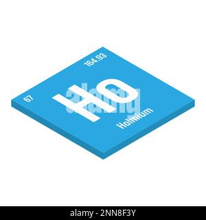 Hassium, Hs, periodic table element with name, symbol, atomic number and weight. Synthetic element with no known commercial or industrial uses, but has been used in scientific research. Stock Vector