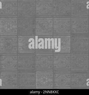 Bump map Floors concrete tiles texture, Gloss mapping Floors concrete tiles Stock Photo