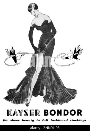 Kayser Bondor Brassieres Advert Poster. This cup fitting way. ORIGINAL.  Pencil and crayon 4th August 1952: (1952) Original Artwork  Art / Print / Poster