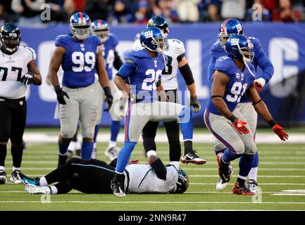 28 November 2010: New York Giants defensive end Justin Tuck (91) during the  game where the New York Giants hosted the Jacksonville Jaguars at the New  Meadowlands Stadium in East Rutherford, NJ.