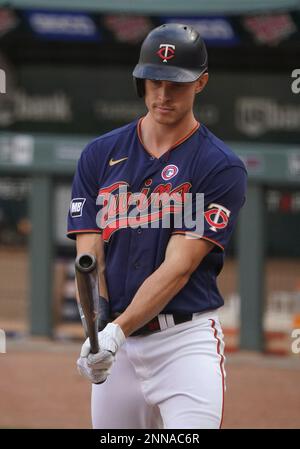 MINNEAPOLIS, MN - MAY 02: Minnesota Twins Starting pitcher Jose Berrios  (17) delivers a pitch during a game between the Houston Astros and  Minnesota Twins on May 2, 2019 at Target Field