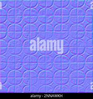 Normal map Floor tiles texture, Normal map texture Floor tiles Stock Photo