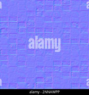 Normal map Floor tiles texture, Normal map texture Floor tiles Stock Photo