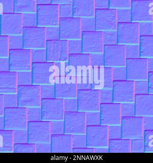 Normal map Floor tiles texture, Normal map texture Floor tiles Stock Photo