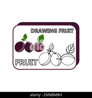 Purple. Violet. Learn colors with children. Vector illustration in flat style. Stock Vector
