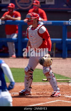 St. Louis Cardinals' Andrew Knizner runs toward third base on his home run  in the fourth inning of a spring training baseball game against the Houston  Astros, Friday, March 18, 2022, in