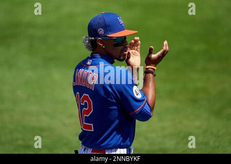 Cleveland Indians' Francisco Lindor stands in the dugout during the seventh  inning of an interleague baseball game against the Miami Marlins, Tuesday,  April 30, 2019, in Miami. The Indians won 7-4. (AP