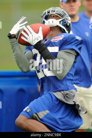 12 September 2010: New York Giants cornerback Bruce Johnson (25