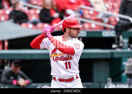 St. Louis Cardinals catcher Yadier Molina wears pink gear in honor of  News Photo - Getty Images