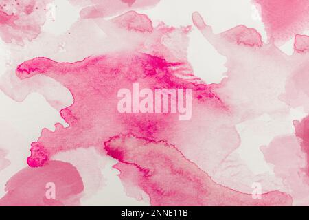 Light pink and white watercolor texture. High resolution oil painted texture for design. Seamless texture. There is blank place for text, design, text Stock Photo