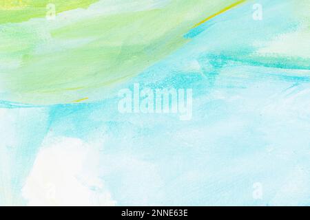 Blue light watercolor, ink, abstract background texture. Copy space for banner, design, poster, backdrop. High resolution colorful watercolor texture Stock Photo