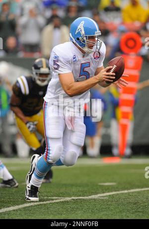 27 September 2009: Tennessee Titans #5 quarterback Kerry Collins