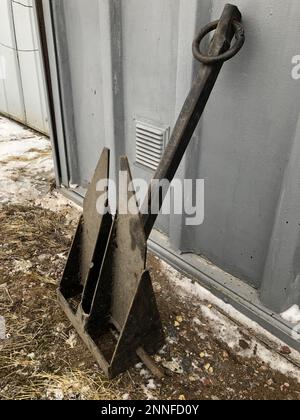 old sea anchor brake for a ship at sea Stock Photo