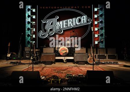 Pompano Beach FL, USA. 24th Feb, 2023. America performs at The Pompano Beach Amphitheater on February 24, 2023 in Pompano Beach, Florida. Credit: Mpi04/Media Punch/Alamy Live News Stock Photo