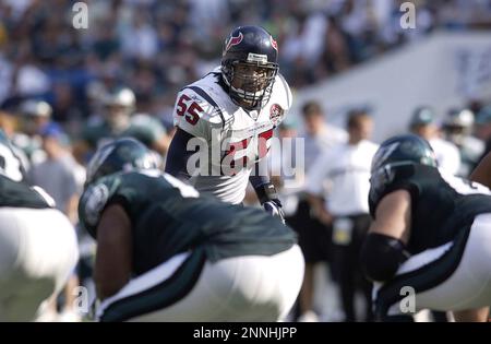 29 Sept 2002: Jamie Sharper of the Houston Texans during the Texans 35-17  loss to the Philadelphia Eagles at Veteran's Stadium in Philadelphia, PA.  (Icon Sportswire via AP Images Stock Photo - Alamy