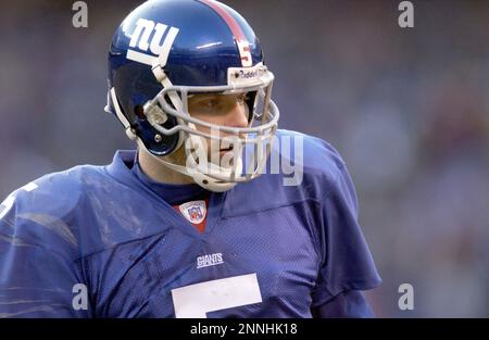 28 Dec 2002: Kerry Collins of the New York Giants during the Giants 10-7  victory over the Philadelphia Eagles at Giants Stadium in East Rutherford,  NJ. (Icon Sportswire via AP Images Stock Photo - Alamy