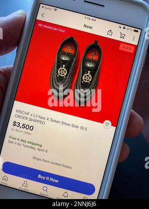 nike shoes blood in soles