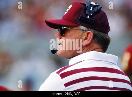 Oct. 1992: Washington Redskins coach Joe Gibbs on the sidelines during a  game against the Arizona Cardinals at Sun Devil Stadium in Tempe, Az. (Icon  Sportswire via AP Images Stock Photo - Alamy