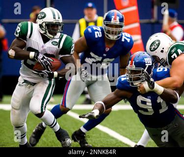 New York Giants Jeremy Shockey (80) celebrates after making a touchdown in  the third quarter against the New York Jets on Sunday, October 7, 2007, at  Giants Stadium in East Rutherford, New