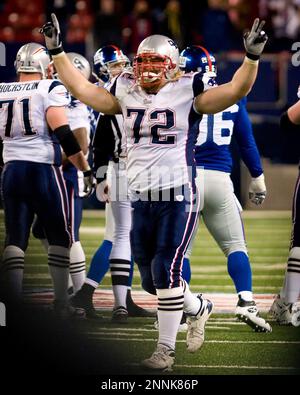 29 December 2007: New England Patriots Tom Brady #12 leaves the field after  the game against the New York Giants at Giants Stadium in East Rutherford,  NJ. The Patriots beat the Giants