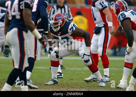 8 Dec 2002: Ruben Brown of the Buffalo Bills during the Bills 27-17 loss to  the New England Patriots at Gillette Stadium in Foxborough, MA. Mandatory  Credit: Icon Sports Media (Icon Sportswire