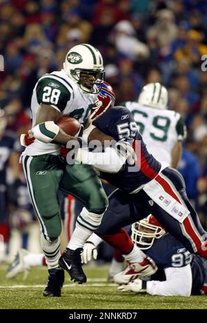 7 December 2003: Curtis Martin of the NY Jets during the Jets 17-6 loss to  the Buffalo Bills at Ralph Wilson Stadium in Orchard Park, NY. Mandatory  Credit: Jerome Davis /Icon SMI (Icon Sportswire via AP Images Stock Photo -  Alamy