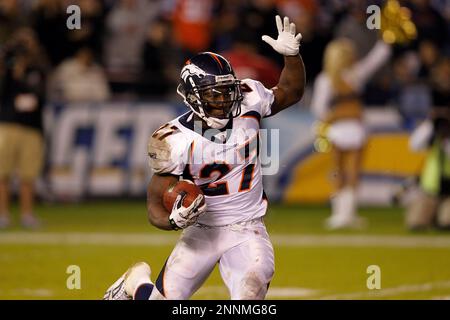 22 November 2010: Denver Broncos running back Knowshon Moreno #27