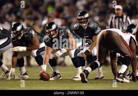 19 Jan 2002: Donovan McNabb of the Philadelphia Eagles during the Eagles  33-19 victory over the Chicago Bears in an NFC Divisional Playoff game at  Soldier Field in Chicago, Illinois. (Icon Sportswire