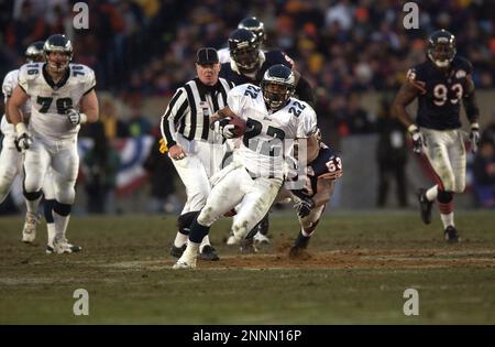 19 Jan 2002: Duce Staley of the Philadelphia Eagles during the