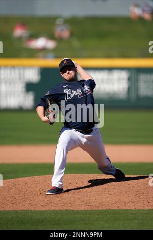 Atlanta Braves pitcher Tyler Matzek (68) pitches the ball during an MLB  regular season game against the Los Angeles Dodgers, Wednesday, September  1, 2 Stock Photo - Alamy