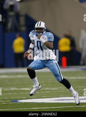 30 December 2007: Tennessee Titans quarterback Vince Young (10