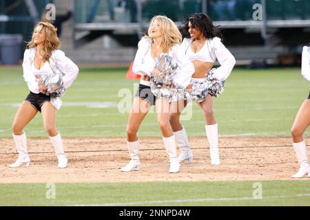 Los Angeles Chargers vs. Las Vegas Raiders. Fans support on NFL Game.  Silhouette of supporters, big screen with two rivals in background Stock  Photo - Alamy