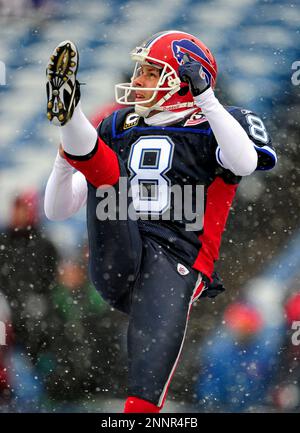 Indianapolis Colts punter Pat McAfee catches the football during warm ups  before the start of an NFL football game against the Seattle Seahawks in  Indianapolis, Sunday, Oct. 4, 2009. (AP Photo/Darron Cummings