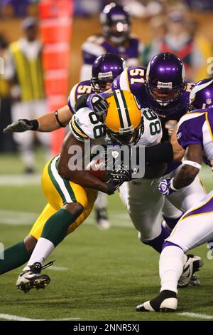 Donald Driver, Minnesota Vikings vs. Green Bay Packers at L…