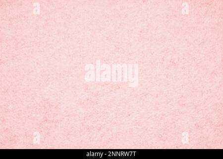 pink or coral color felt background with fiber texture Stock Photo