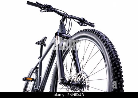 mountain bike against a white background Stock Photo