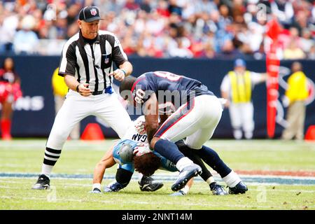 WEB FIRST: Houston Texans WR Andre Johnson and Tennessee Titans cornerback  Cortland Finnegan fight during game; Texans win 22-0