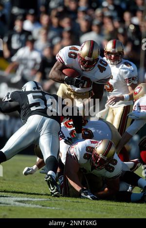 San Francisco 49ers Fred Beasley sits on the bench near the end of the game  against the New York Giants, Sunday, Nov. 6, 2005 in San Francisco. The  Giants beat the 49ers