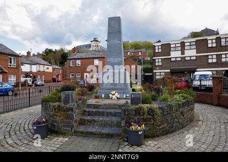 Monument in memory of the Bloody Sunday martyrs on 30 January 1972, IRA Liberation Fight, Rossville Street, Bogside Quarter, Derry-Londonderry Stock Photo