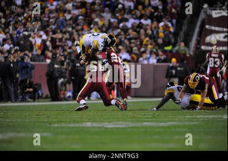 03 November 2008: Steelers OLB James Harrison (92). The Pittsburgh Steelers  defeated the Washington Redskins 23-6 on Monday Night Football at FedEx  Field in Landover, MD. (Icon Sportswire via AP Images Stock Photo - Alamy