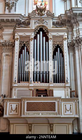 Duomo of San Giorgio (Dome of St. George) Cathedral in Modica Sicily Italy San Giorgio Cathedral of Ragusa Ibla Sicily Italy Stock Photo