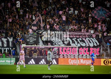 Fort Lauderdale, FL, USA. 25th Feb 2023. Inter Miami CF set for 2023 Home Opener against CF Montreal at DRV Pink Stadium in Florida, USA. Credit: Yaroslav Sabitov/YES Market Media/Alamy Live News Stock Photo