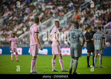 Fort Lauderdale, FL, USA. 25th Feb 2023. Inter Miami CF set for 2023 Home Opener against CF Montreal at DRV Pink Stadium in Florida, USA. Credit: Yaroslav Sabitov/YES Market Media/Alamy Live News Stock Photo