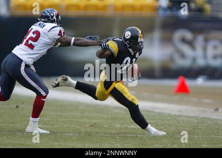 8 Dec 2002: Amos Zereoue of the Pittsburgh Steelers during the Steelers 24-7  loss to the Houston Texans at Heinz Field in Pittsburgh, PA. (Icon  Sportswire via AP Images Stock Photo - Alamy