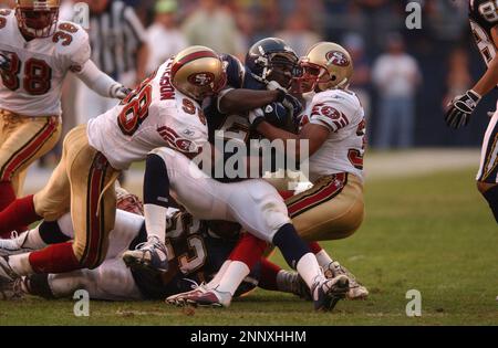 7 NOV 2002: San Diego Chargers Rodney Harrison during a game against San  Francisco 49ers at the Qualcomm Stadium Sunday November 7, 2002, in San  Diego, CA. (Icon Sportswire via AP Images Stock Photo - Alamy