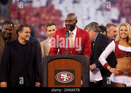 NFL FILE: Jerry Rice of the San Francisco 49ers. (Sportswire via AP Images  Stock Photo - Alamy