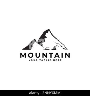 mountain logo design vector illustration Stock Vector
