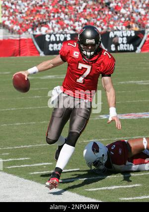 04 November 2007: Jeff Garcia of the Buccaneers during the game between the  Arizona Cardinals and the Tampa Bay Buccaneers at Raymond James Stadium in  Tampa, Florida. The Buccaneers won the game