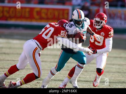 Nov. 6, 2011 - Kansas City, Missouri, U.S - Miami Dolphins offensive tackle  Jake Long (77) during Sunday's football game, between the Kansas City  Chiefs and the Miami Dolphins at Arrowhead Stadium